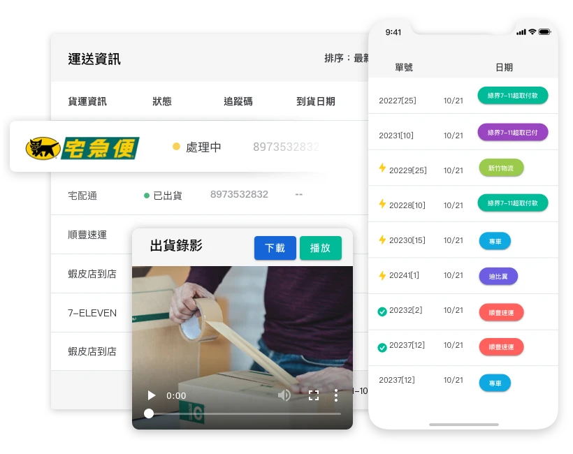 實時監控的出貨流程